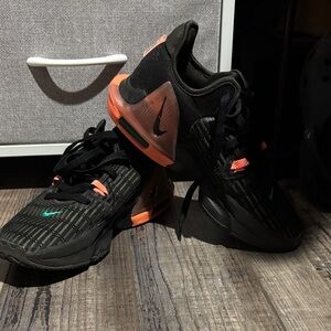 Nike Air Black and Coral Athletic Shoes - No Box!